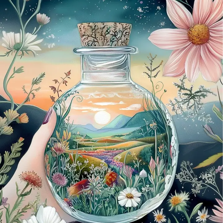 World in a cup: Fantasy in a Bottle