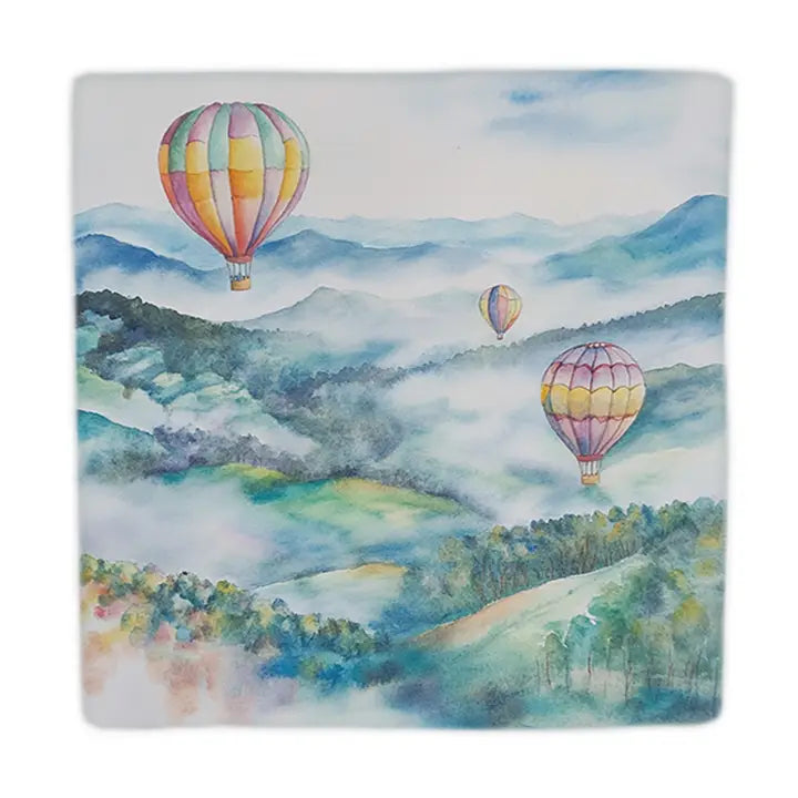 Hot Air Balloons – natuurstenen decoratieve tegel