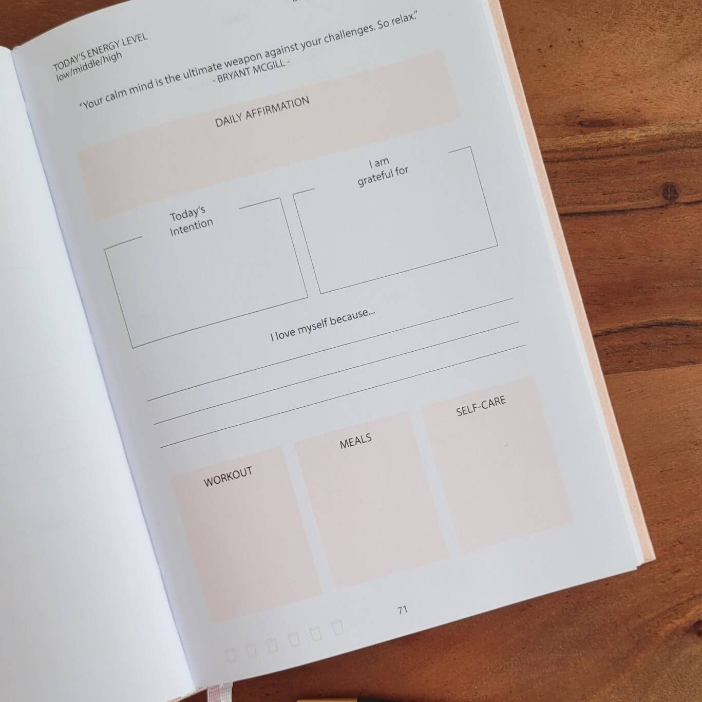 Wellness & Self-Care Journal – Jouw Dagelijkse Gids voor Mindfulness en Zelfzorg