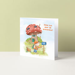 Wenskaart | Dikke kus