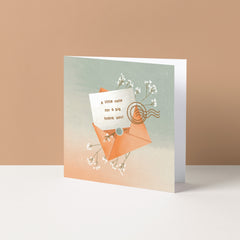 Wenskaart | Little note big thank you