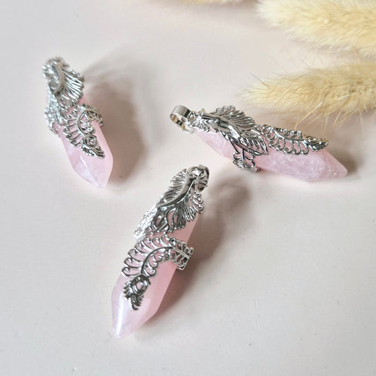 Rozenkwarts Hanger – 4,5 cm | Edelsteen van Liefde & Zelfcompassie
