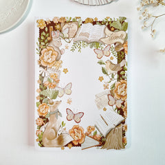 Dot Grid Notitieboek – Natuur geïnspireerd ontwerp + Stickervel