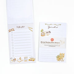 Heerlijke Leestijd Notepad – FSC Papier, 50 Vellen, 2 Designs