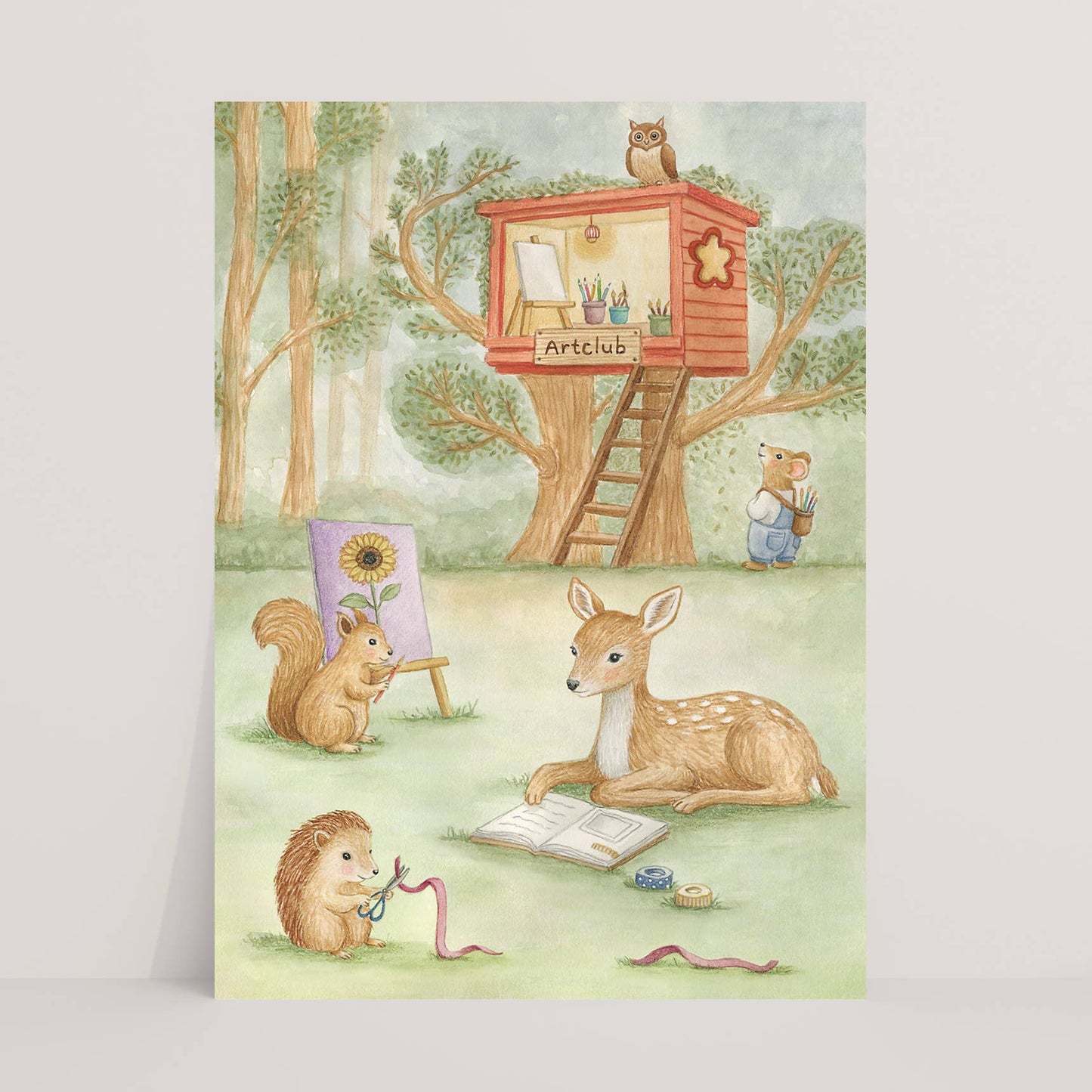 Ansichtkaart Artclub
